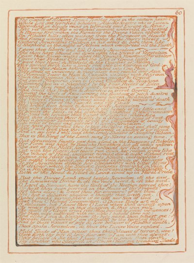 Jérusalem, Planche 60 - William Blake